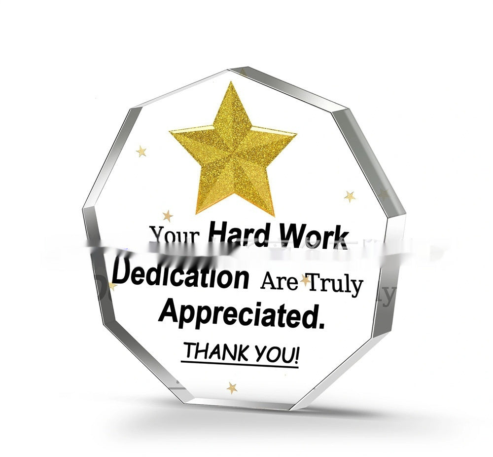 "A Warm Message" - Crystal Figurine Gifts for Everyone