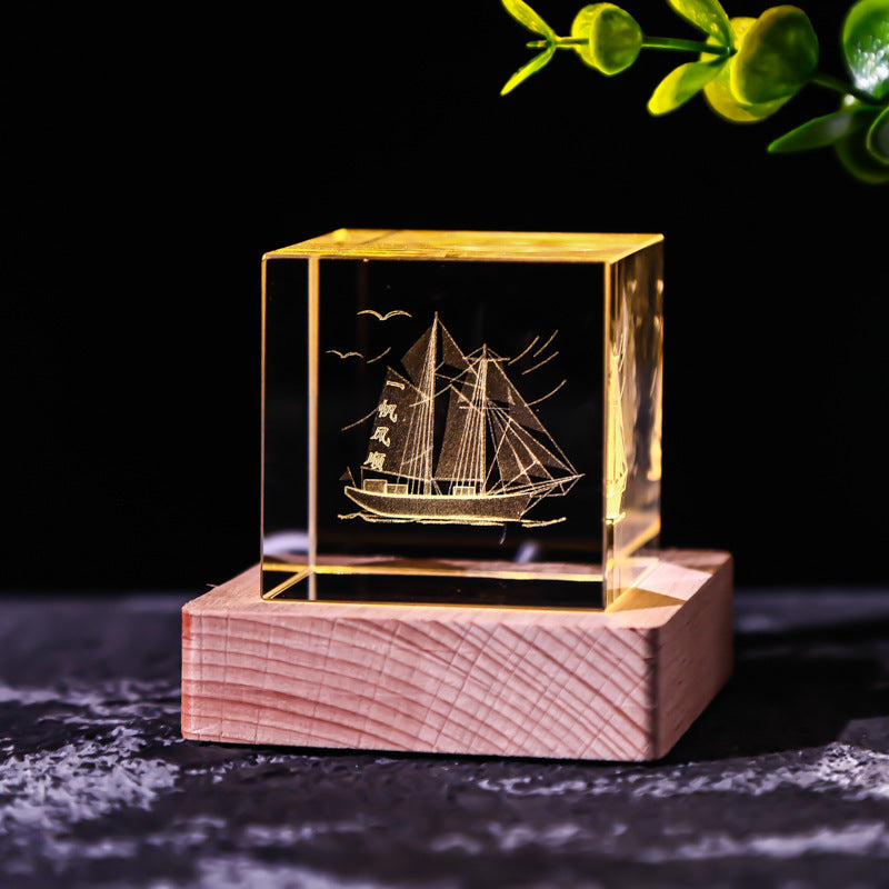 Crystal Cube Decoration Gifts