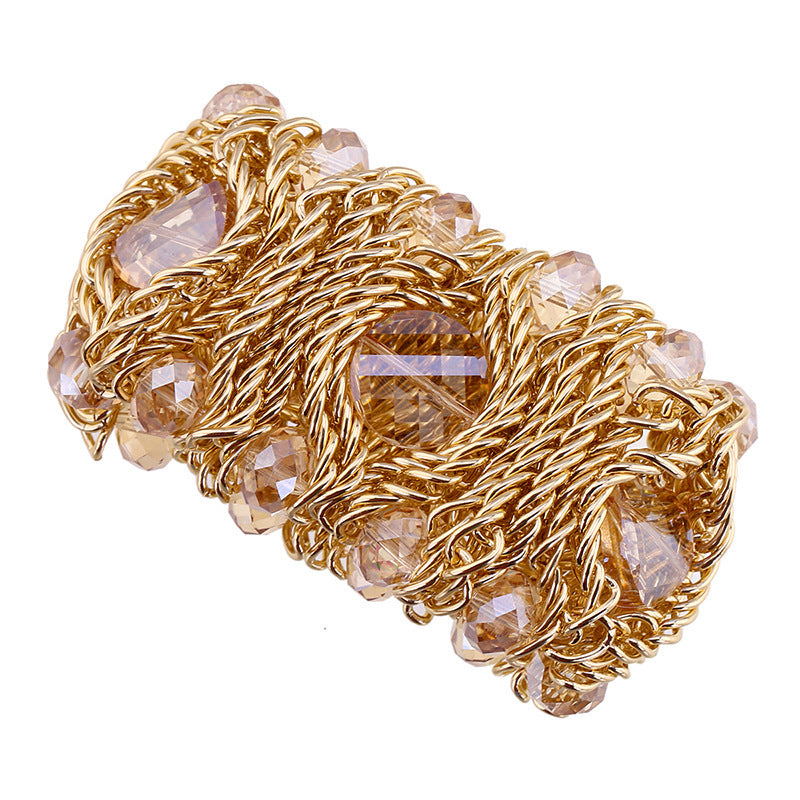 "The Creative Gem" - Handwoven Gemstone Bracelet