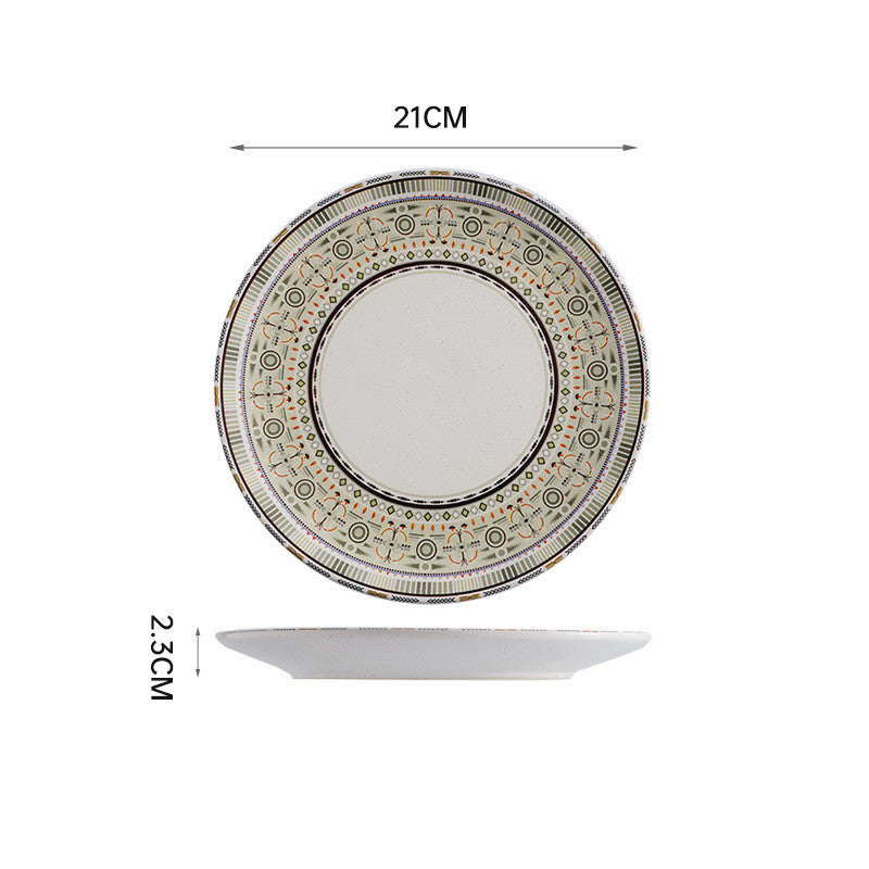 Retro Fruit and Salad Plate