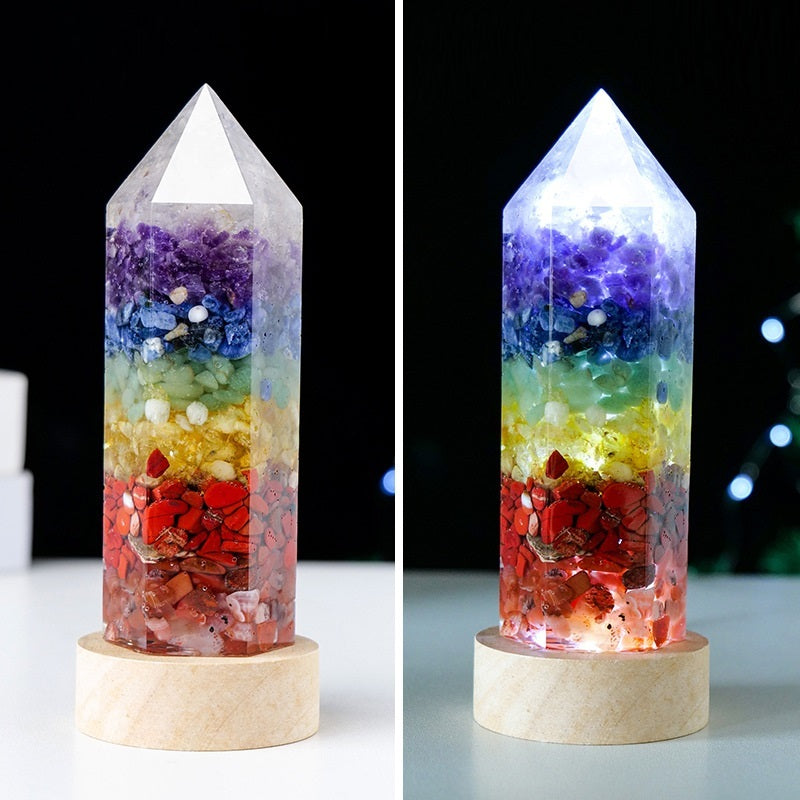Natural Crystal USB Night Light