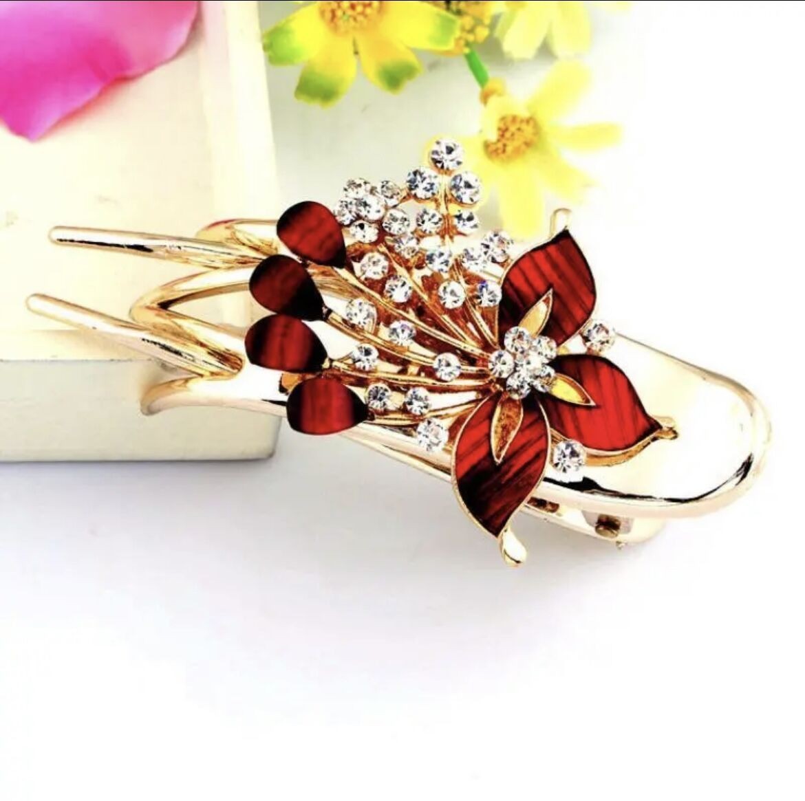 "Gorgeous Darling" - Bedazzled Hairpins