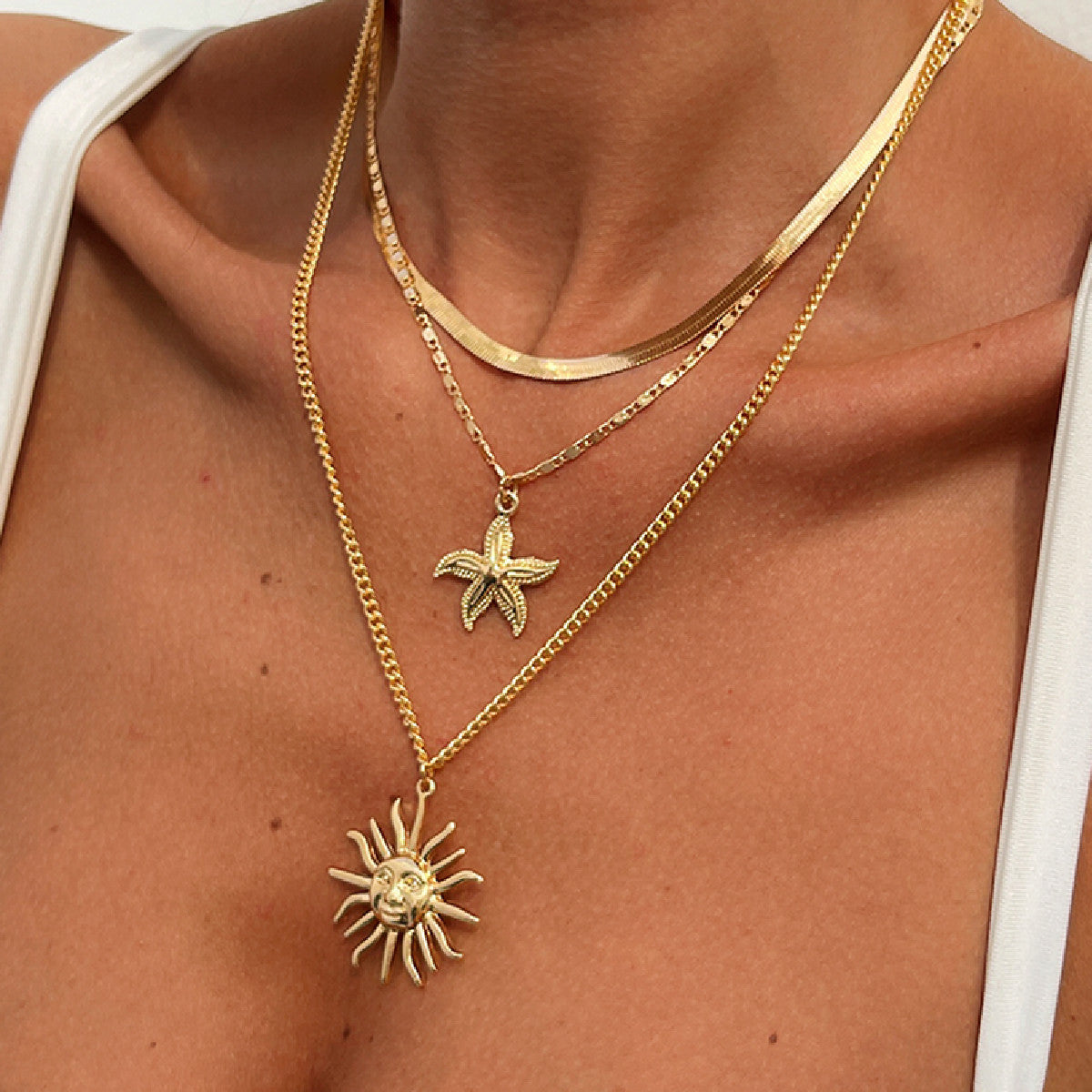 "Face the Sun" - Alloy Jewelry Set