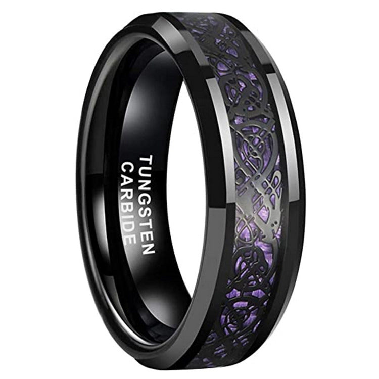 Black Tungsten Carbide 8mm Ring