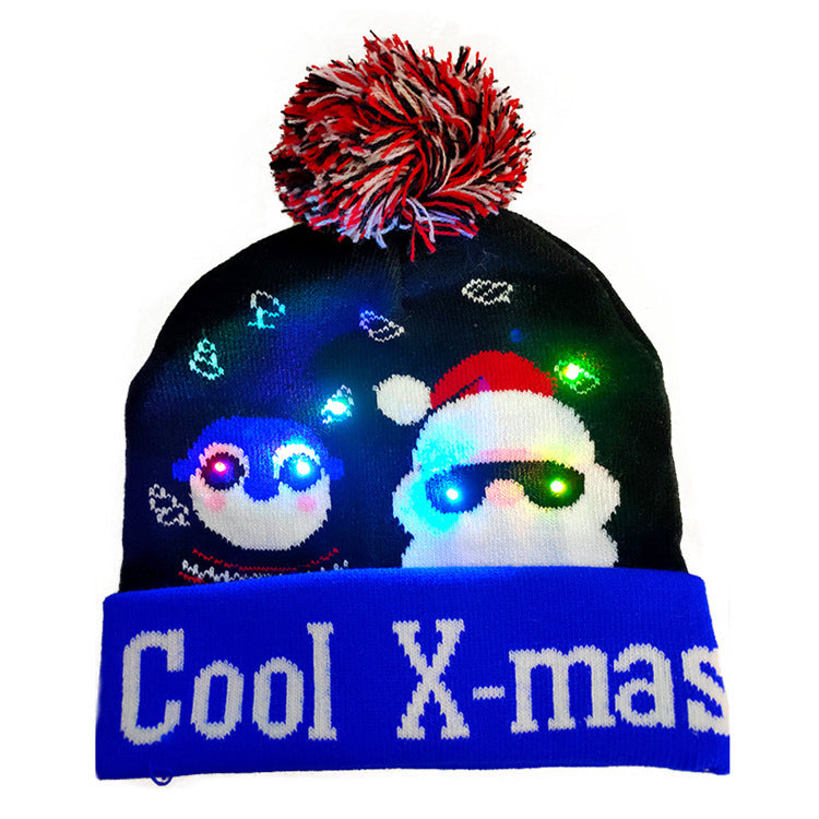 Ugly LED Light Knitted Christmas Hats