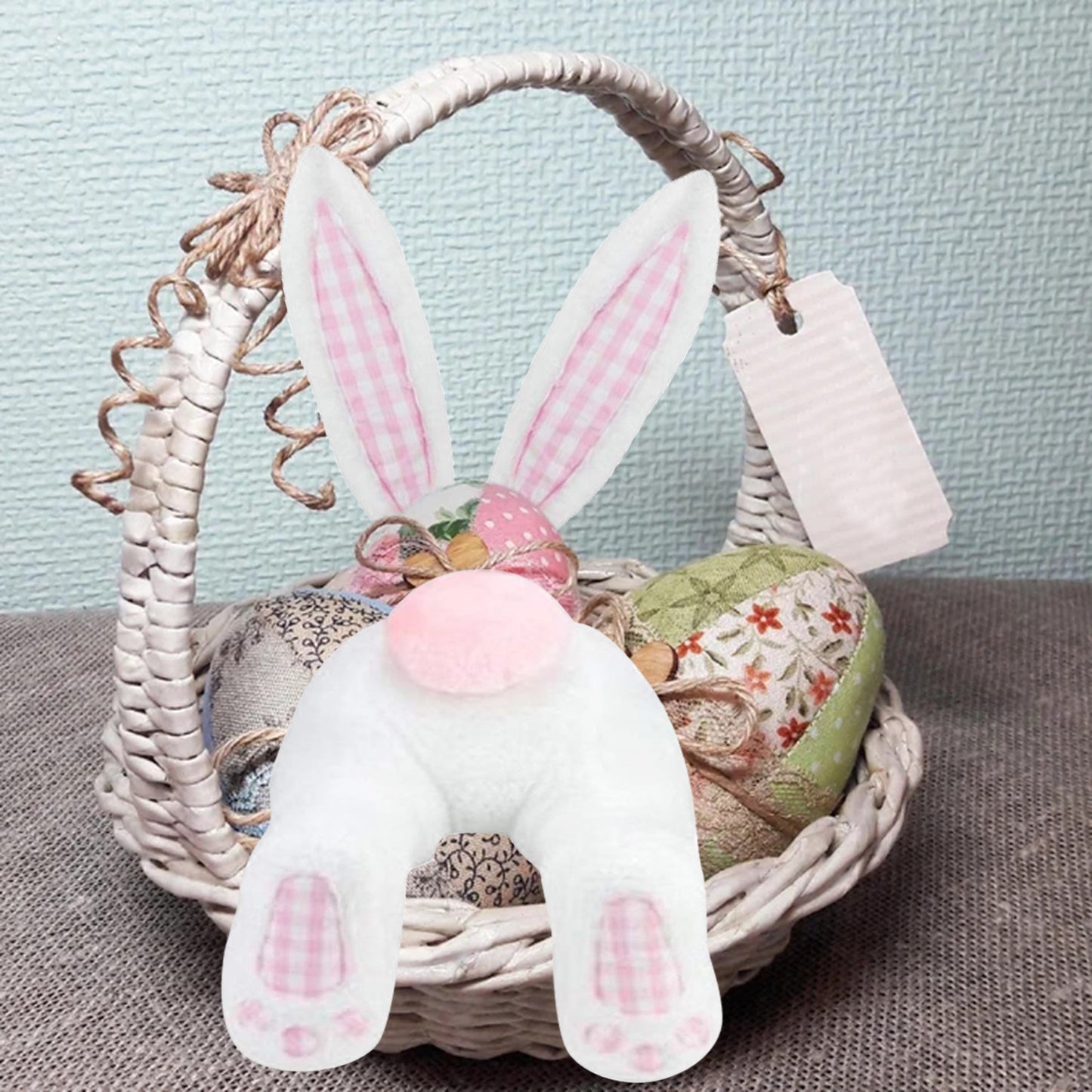 Handmade Bunny Wreath