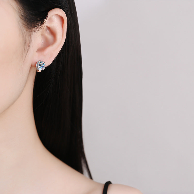 "I'm too Classy" -  Moissanite Diamond Earrings