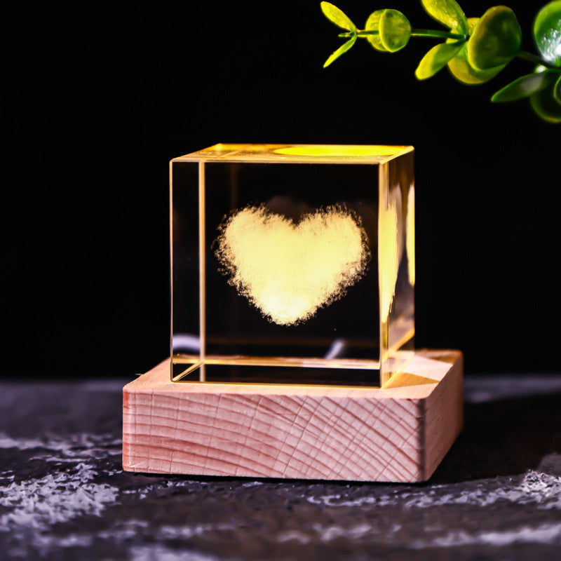 Crystal Cube Decoration Gifts