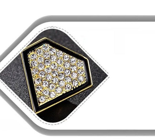 "Diamonds are Forever" - Rhinestone Brooch