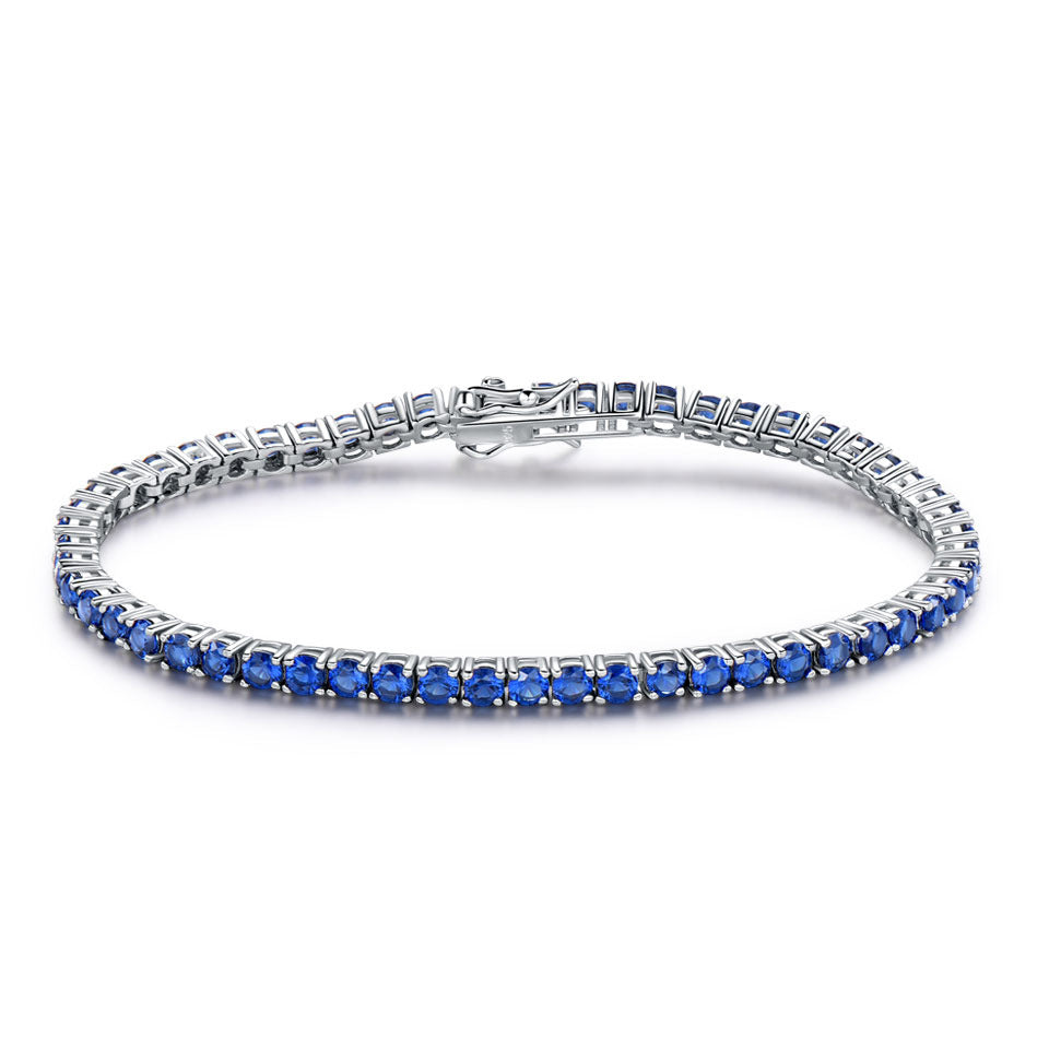 "The Blues" - Sapphire Tennis Bracelet