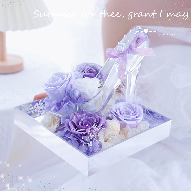 Handmade  Acrylic Rose Christmas  Decoration Ornaments