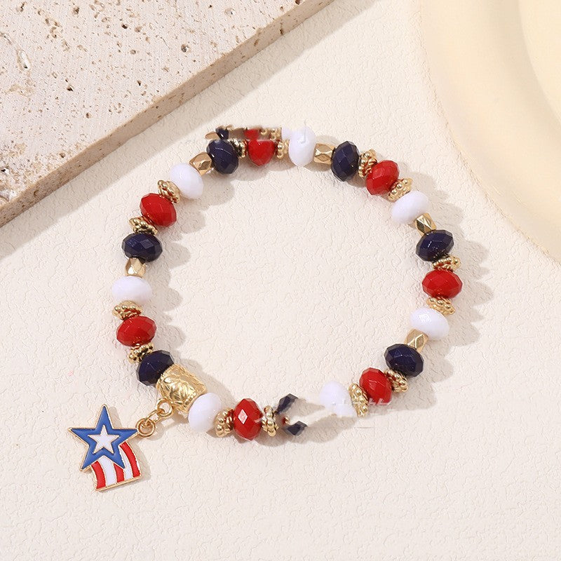 Handmade Patriotic Star Bracelets