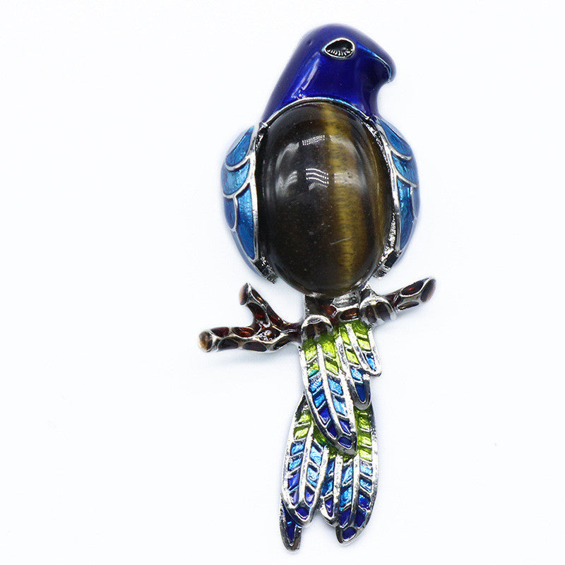 "Hello Birdie" - Brooch Pendant