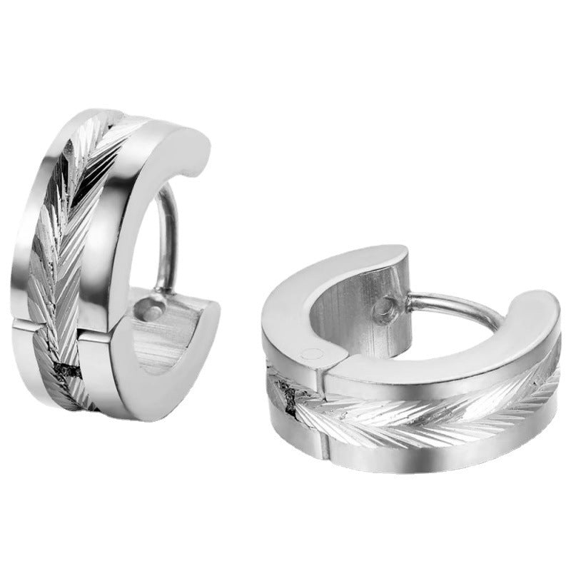 Electric Titanium Steel Stud Earring