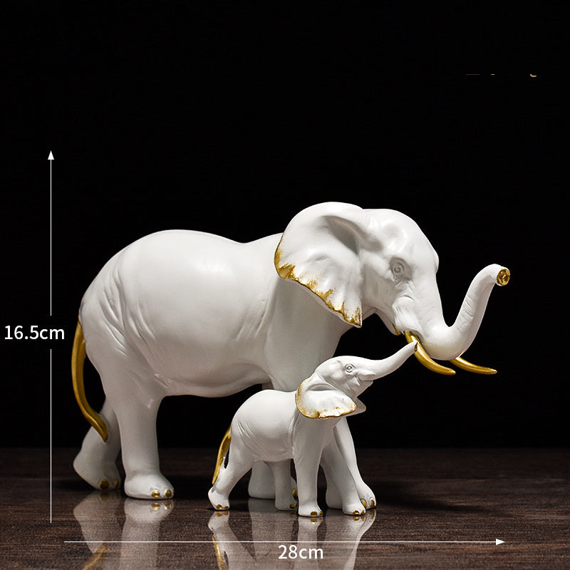 Crafted Elephant Sculptures