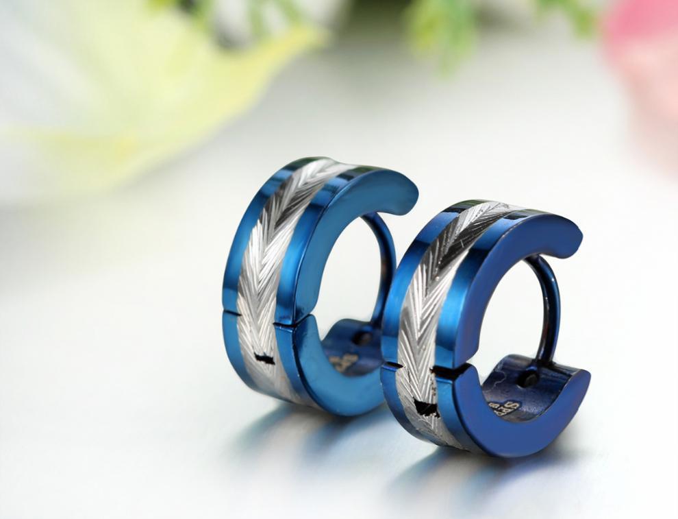 Electric Titanium Steel Stud Earring