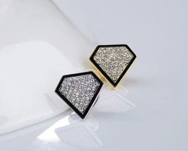 "Diamonds are Forever" - Rhinestone Brooch