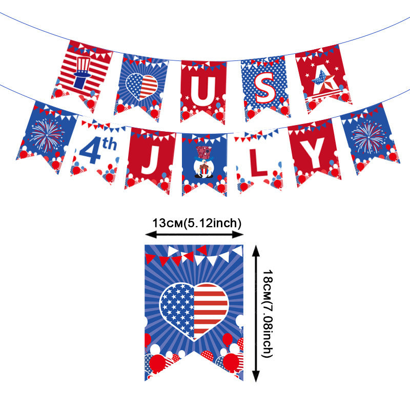 USA Independence Day Party Banners