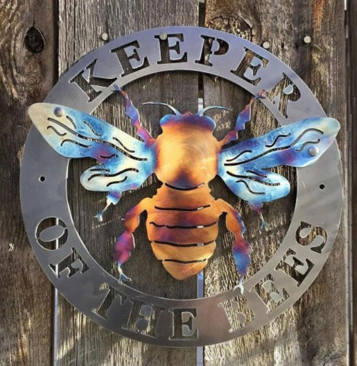 "Keeper of the Bees" - Ornament for Garden