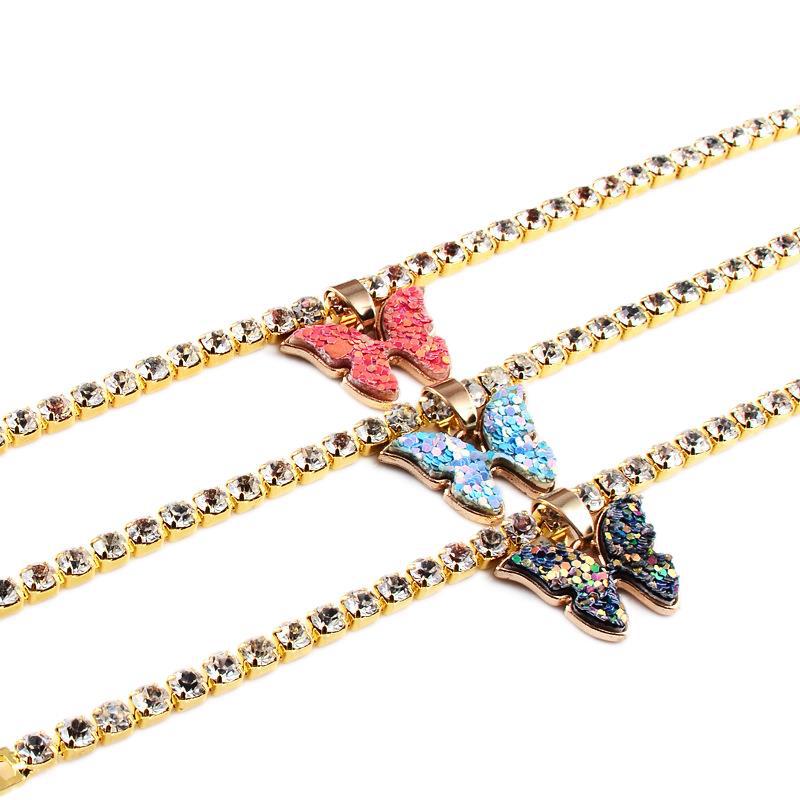 Colorful Sequin Butterfly Bracelet