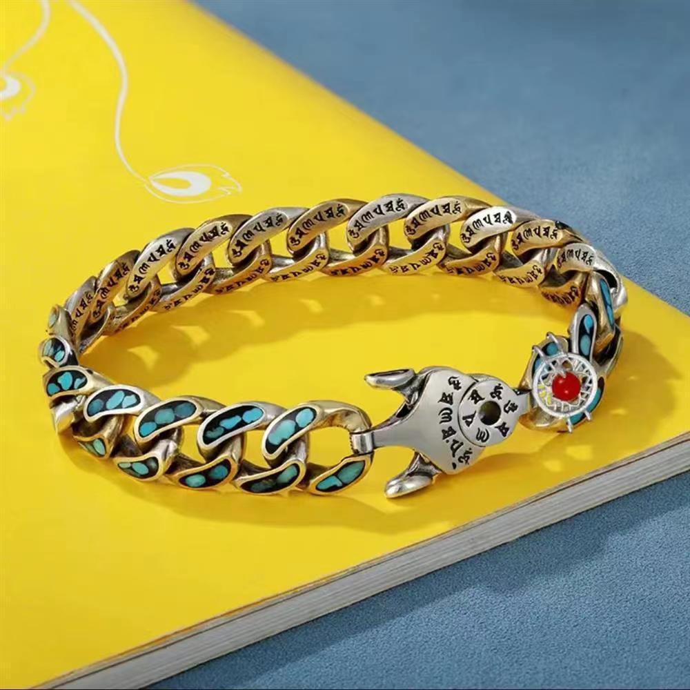 Retro Transfer Rotating Multicolored Bracelets