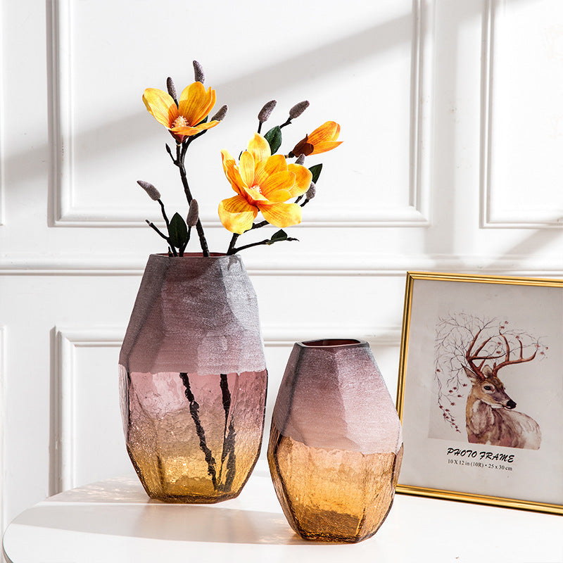 Handmade Colored Glass Vases