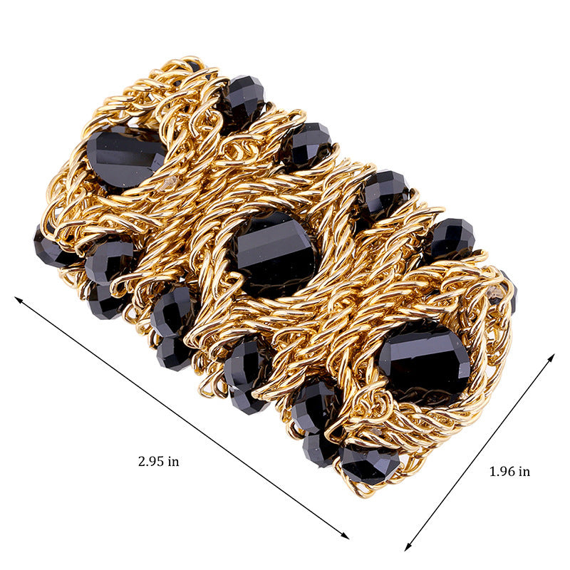 "The Creative Gem" - Handwoven Gemstone Bracelet