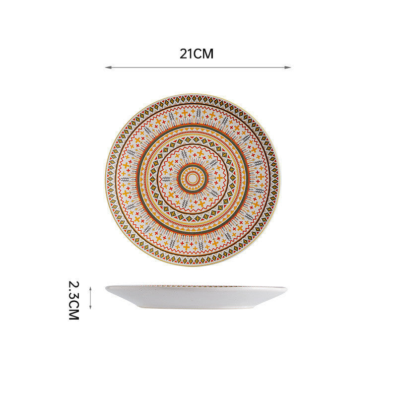 Retro Fruit and Salad Plate