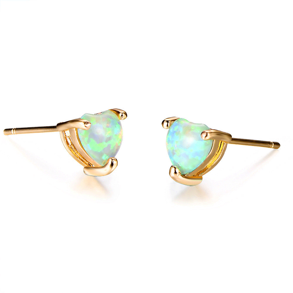 "Glowing Frost" - Stud Earrings
