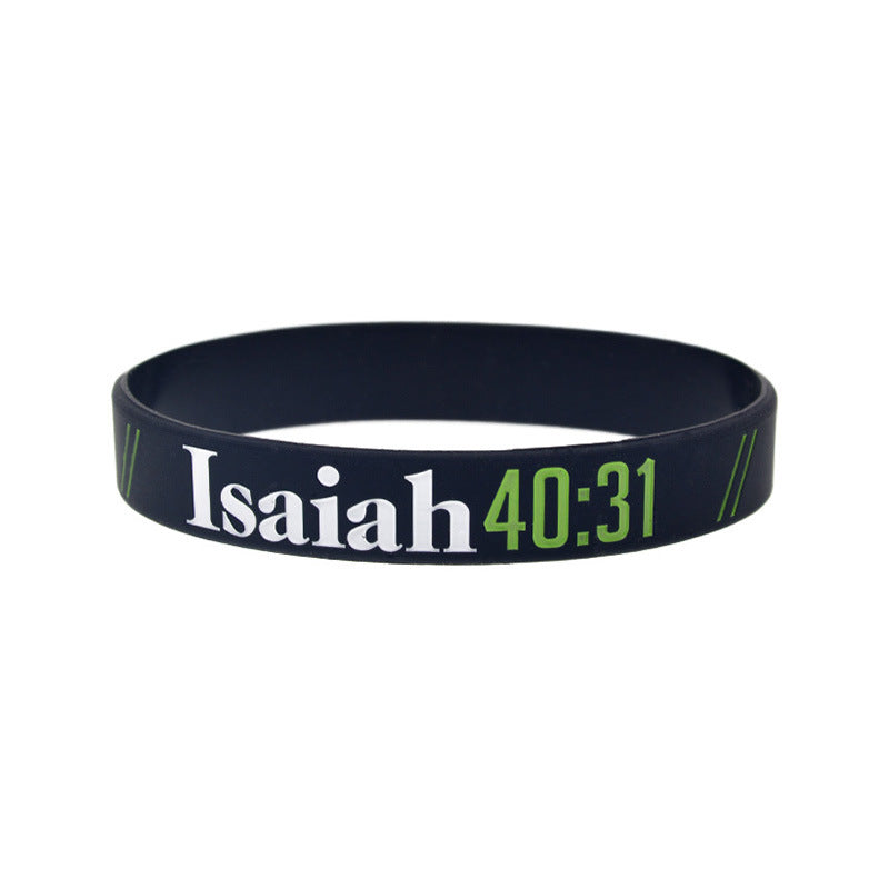 Inspirational Bible Silicone Bracelets