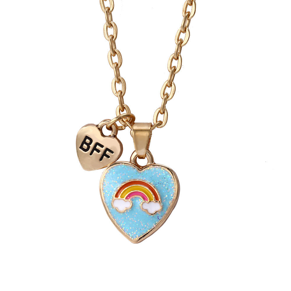 Rainbow BFF Alloy Necklace