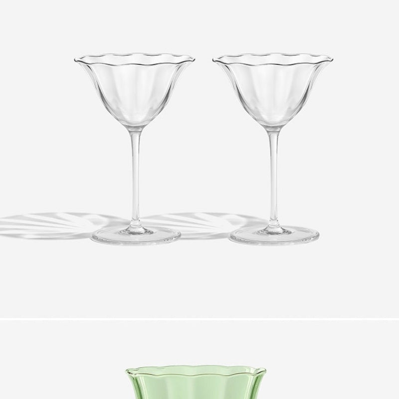 "Mean Green" - Vintage Wine Glass Goblet