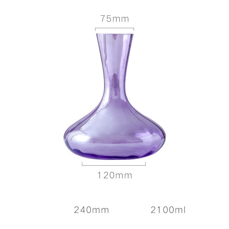 "Nordic Style Wine Glass" - New Purple Crystal Glass Goblet